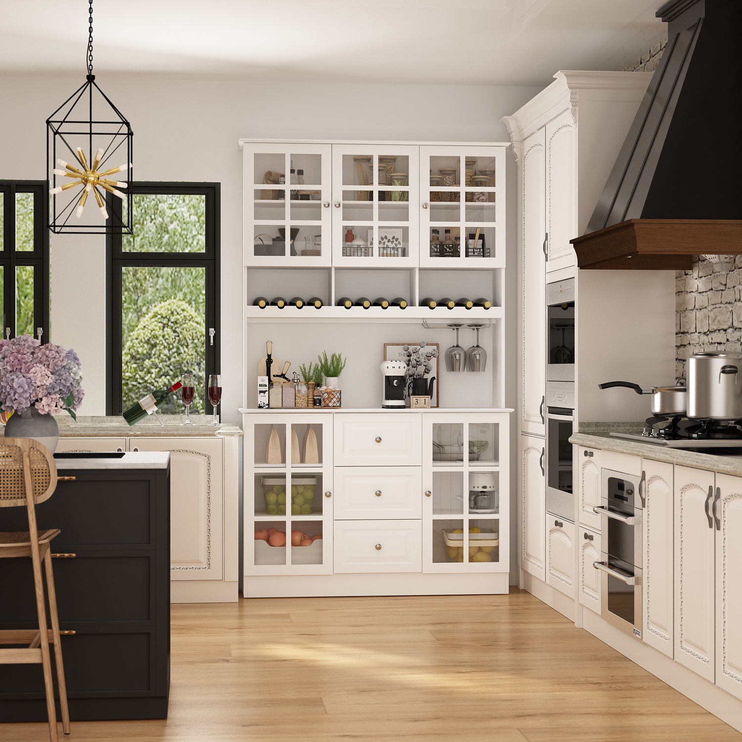 9 pantry hot sale cabinet