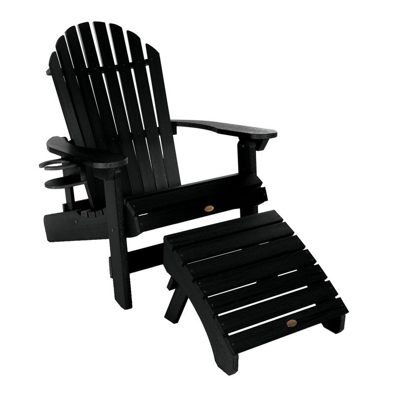 HIGHWOOD Reclining Adirondack Set - Black