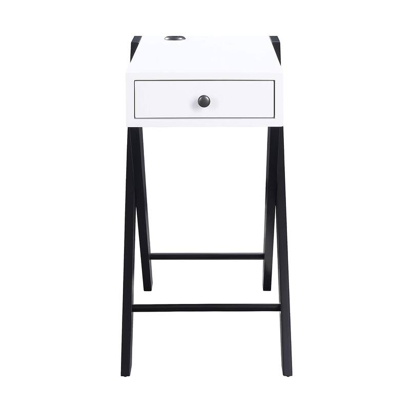 Accent Table with USB Charging Dock