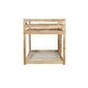 preview thumbnail 17 of 22, Solid Wooden , Solid Rubber Wooden Twin over Twin Loft Bed with Ladder ,Upper and Bottom Bed Platforms crafted