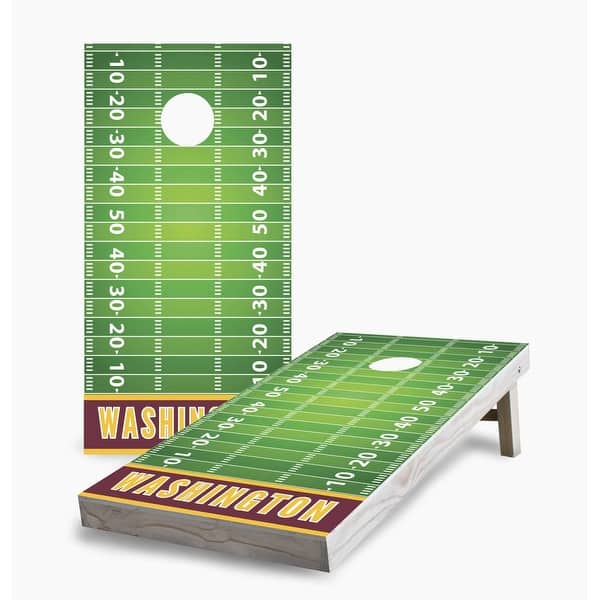 slide 2 of 7, Washington Commanders Cornhole Game (Choose Wraps or Boards) 2x4 Boards (24" x 48") - Include ALL Accessories