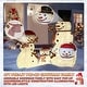 preview thumbnail 5 of 10, VEIKOUS 4 ft. Warm White LED Snowman Family Christmas Holiday Yard Decoration (3-Piece)
