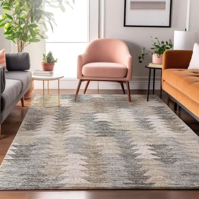 Premium Washable Super Soft Modern Global Mayfield Rug