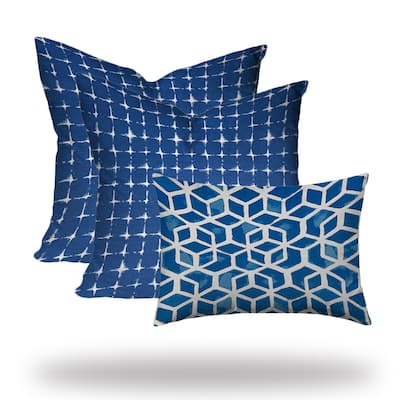 MEILANI Collection Indoor/Outdoor Lumbar Pillow Set, Sewn Closed - 20 x 20