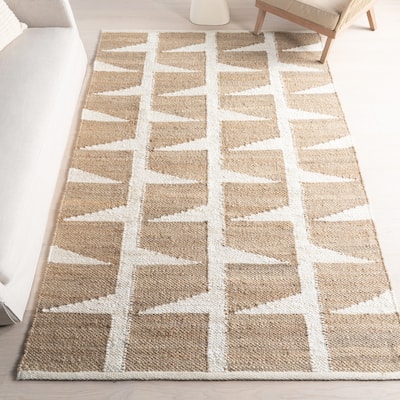 Nuloom Esti Geometric Jute Area Rug