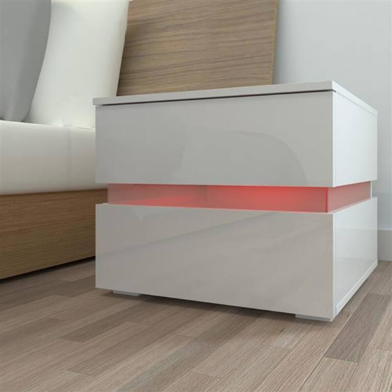 RGB LED Double Side Cabinet for Modern Bedroom Decor
