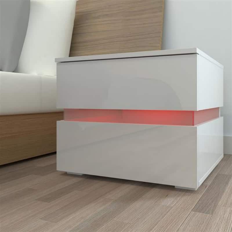 RGB LED Double Side Cabinet for Modern Bedroom Decor