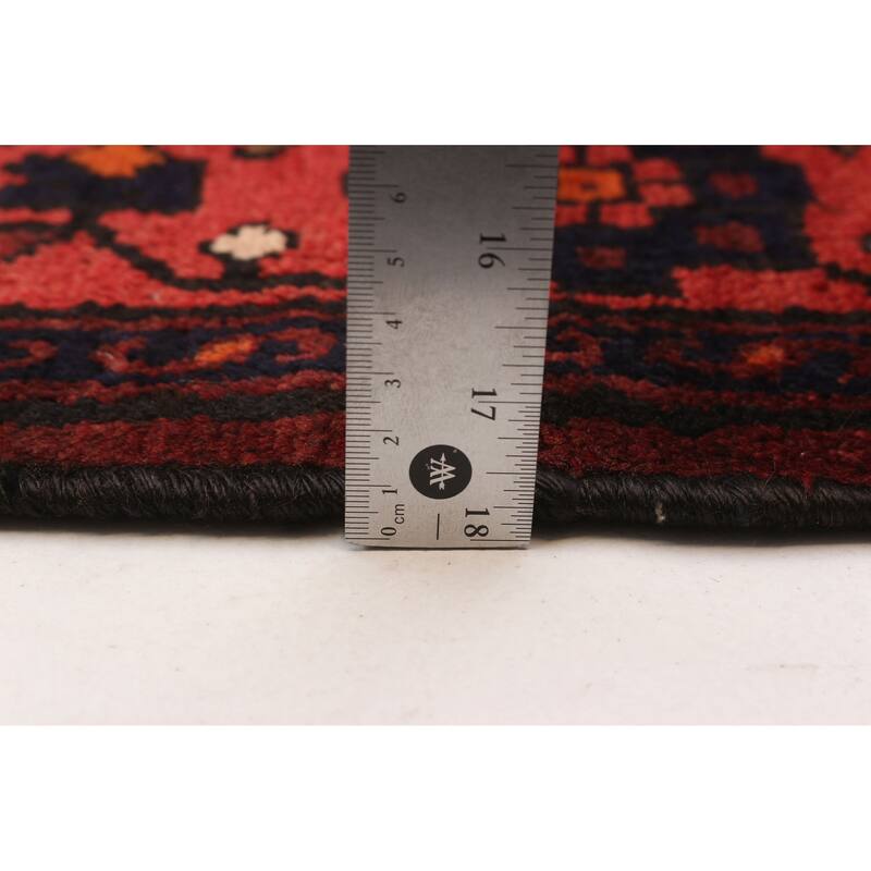 ECARPETGALLERY Hand-knotted Anadol Red Wool Rug - 3'6 x 9'4