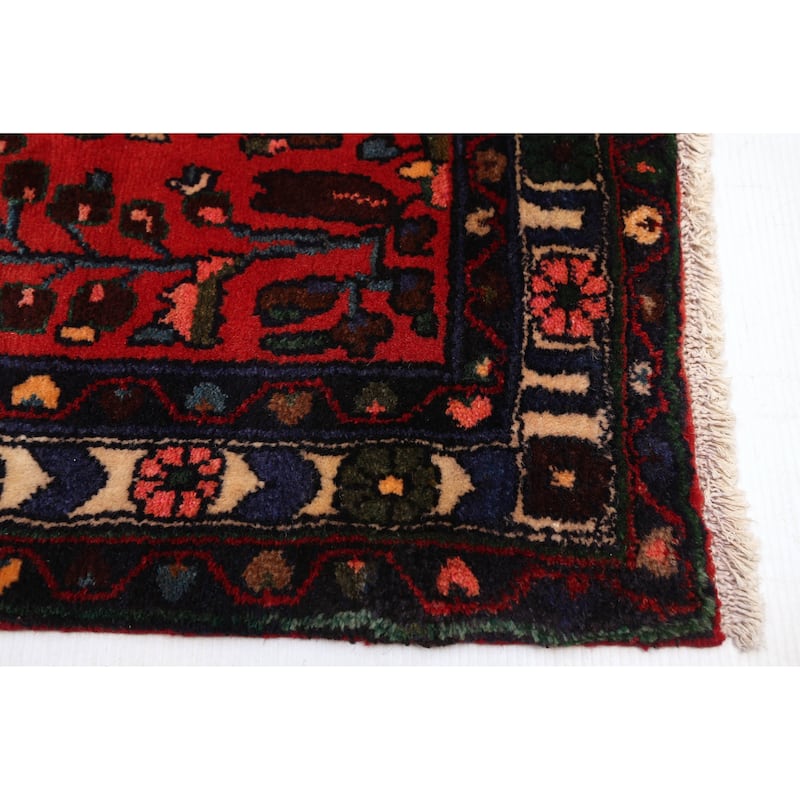 ECARPETGALLERY Hand-knotted Anadol Red Wool Rug - 2'7 x 9'11