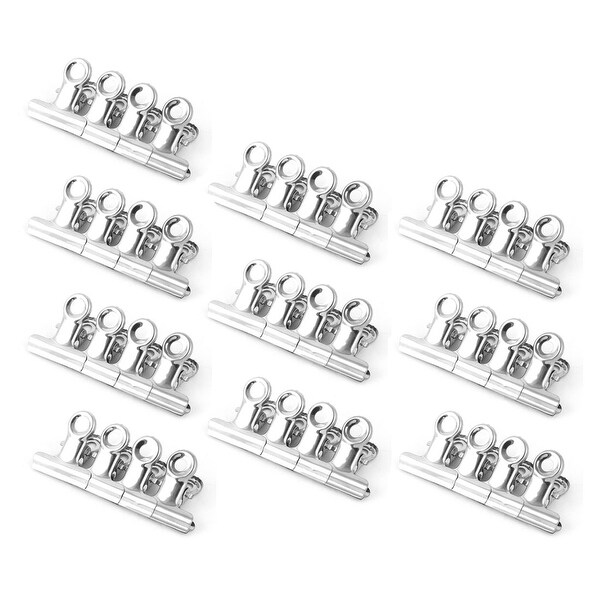 mini silver binder clips