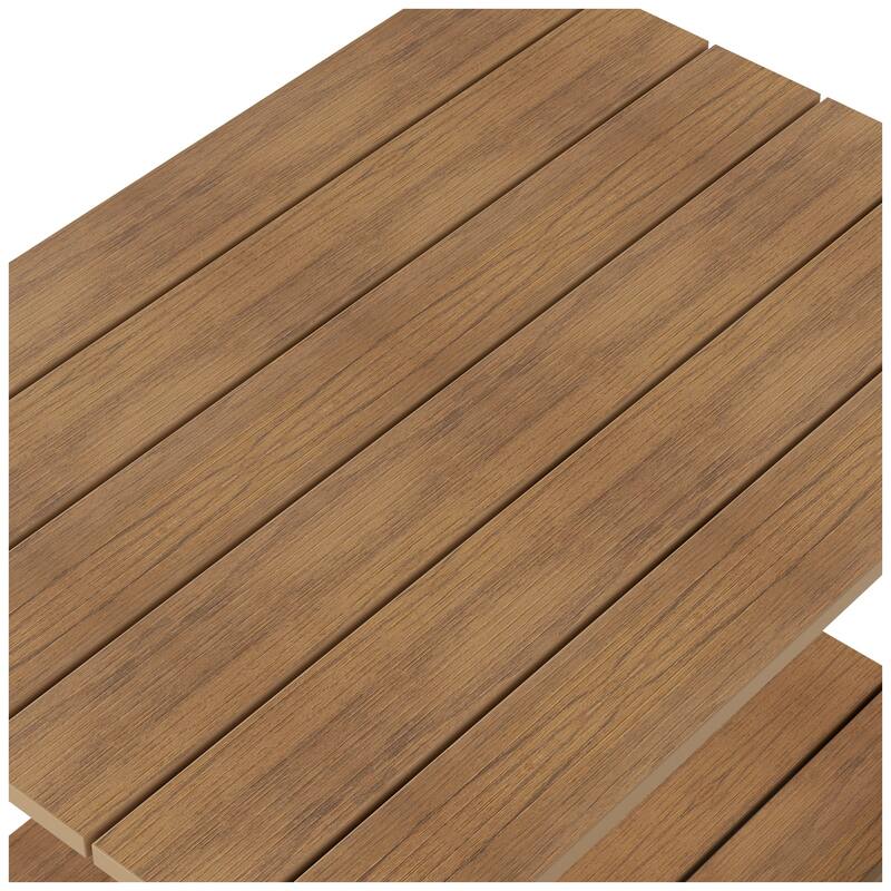 Vineyard HIPS Eco-Friendly Outdoor Modern Square All Weather Side Table