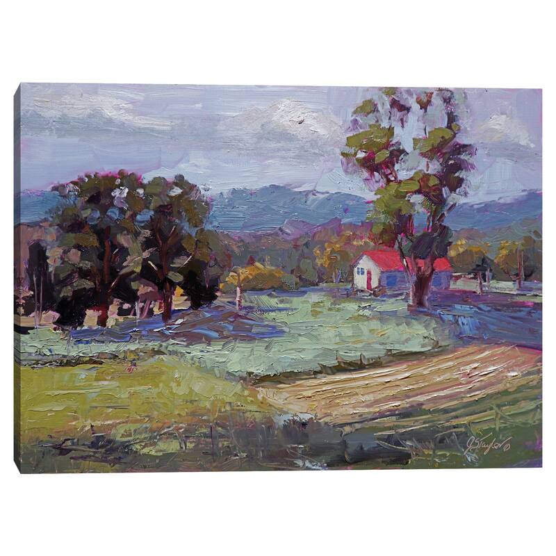 The Land Between by Jennifer Stottle Taylor Canvas Art Print