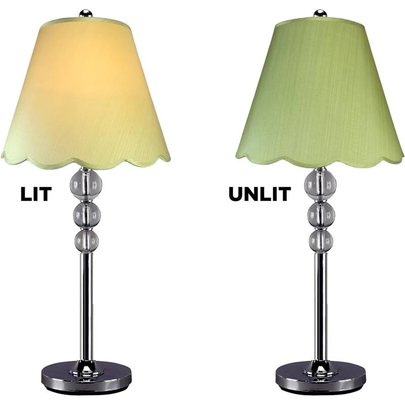 Royal Designs Scallop Empire Lamp Shade Set of 2 - 7 x 13 x 10