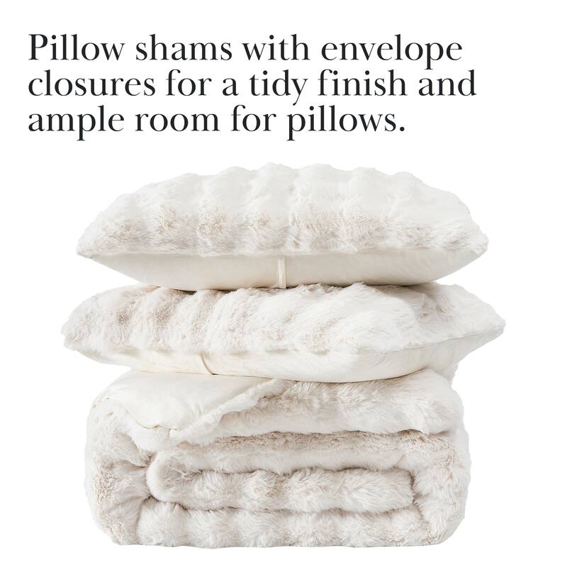 Luxe & Soft Faux Fur Comforter Set