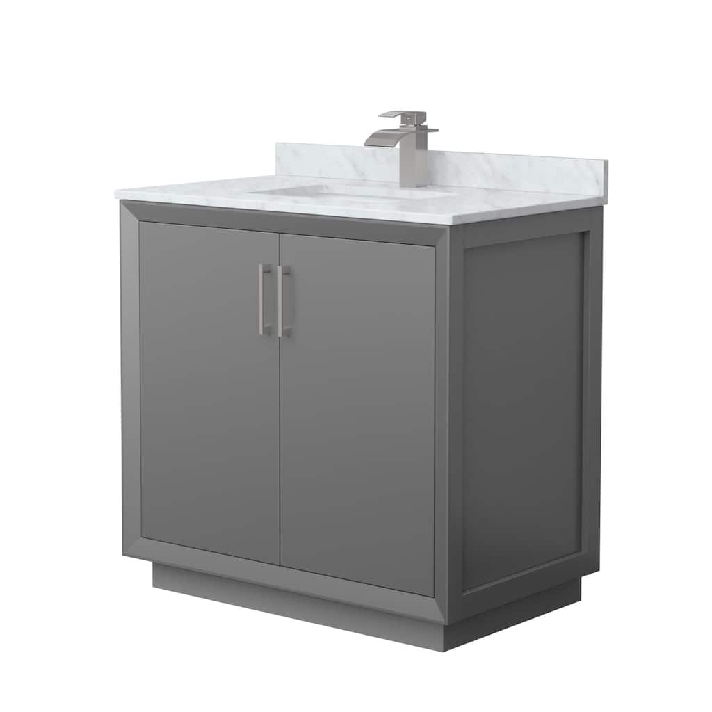 Wyndham Collection WCF414136S-NAT-UNSMXX Strada 36" Free Standing