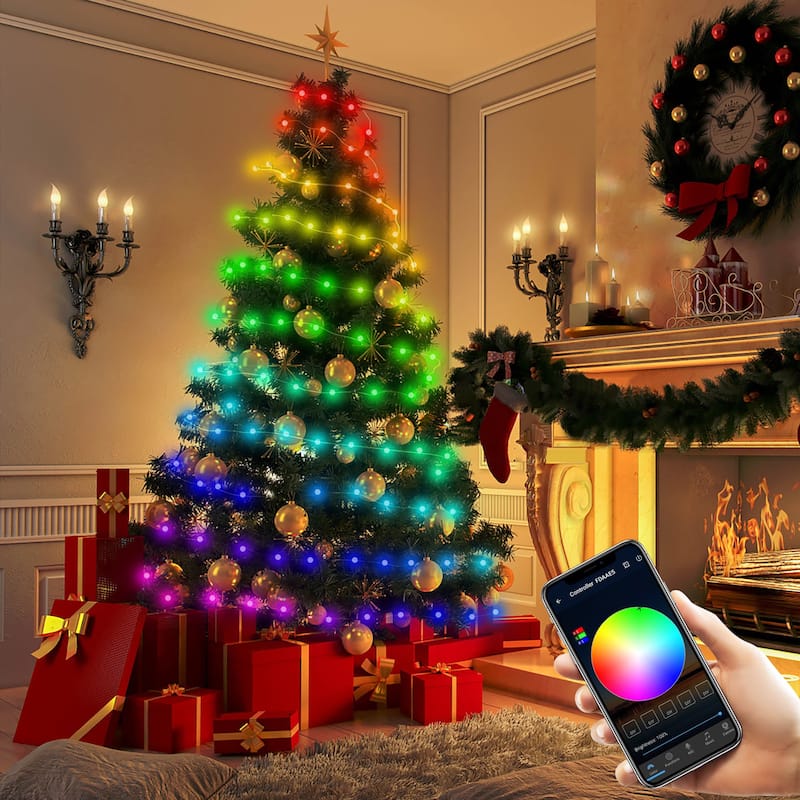 66ft/20m Holiday LED Strip Lights (Remote and APP Control) - 66FT - 66FT