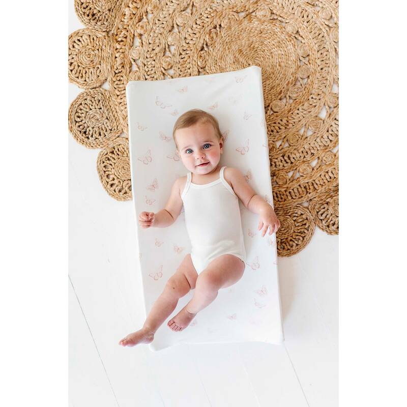 Ely's & Co. Baby Fitted Changing Pad Cover - Cradle Sheet Set - 2 Pack - 32" x 16"
