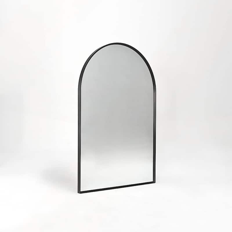 20x30 Inch Metal Framed Arched Bathrrom Mirror