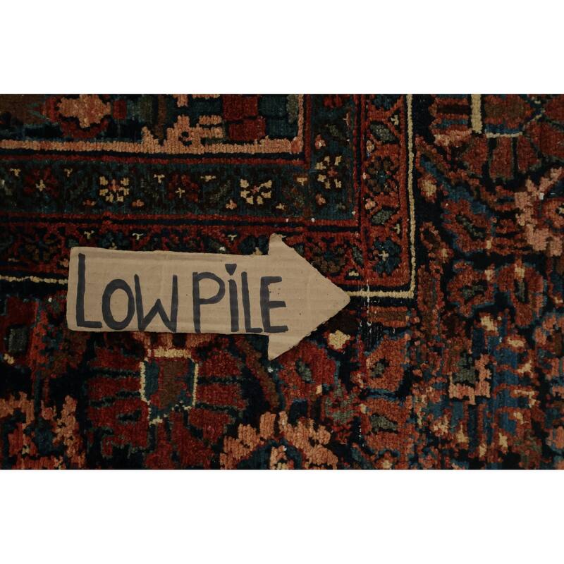 Hand Knotted Oriental 100% Wool Carpet Traditional Floral Oranges & Rust Lilian Area Rug - 11' 3'' X 8' 5''