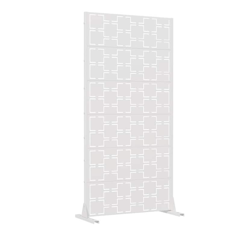 6 ft. H x 4 ft. Metal Privacy Screen Free Standing