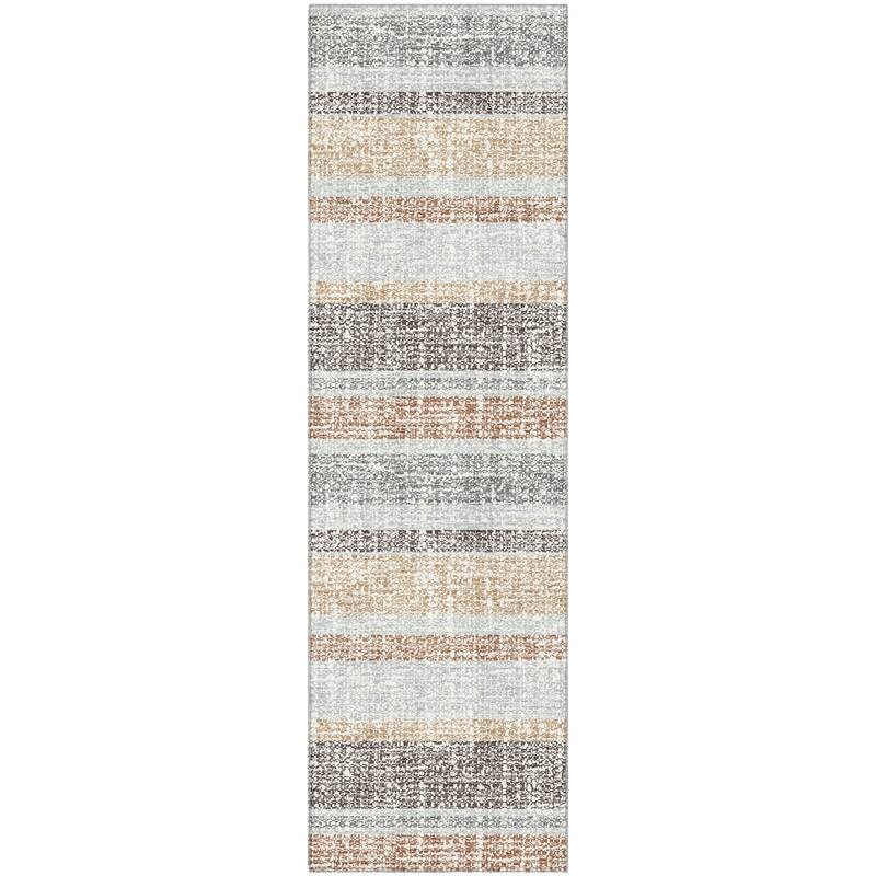 Premium Washable Super Soft Vintage Stripe Mayfield Rug