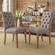 preview thumbnail 5 of 38, Benchwright Premium Tufted Rolled Back Parsons Chairs (Set of 2) by iNSPIRE Q Artisan