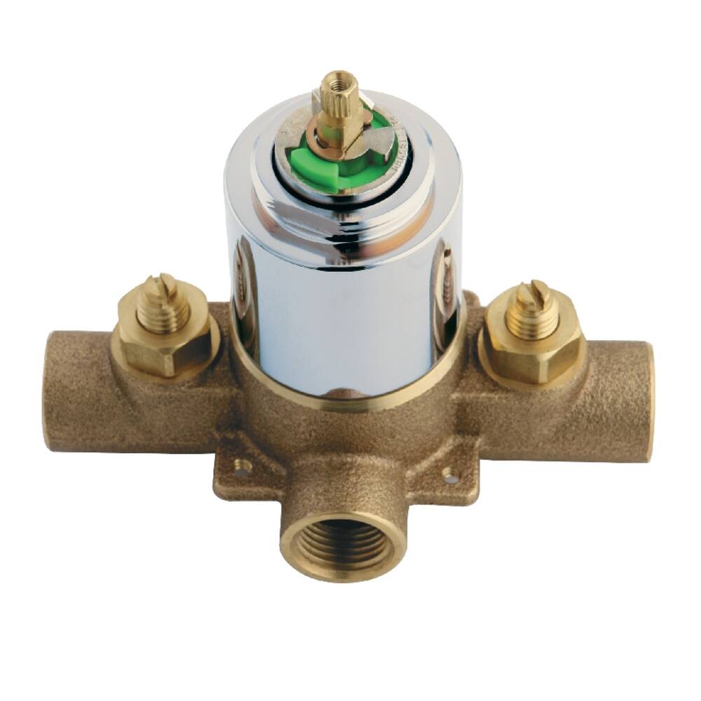 Kingston Brass Chatham Pressure Balanced Rough-In Tub and Shower Valve with Stops