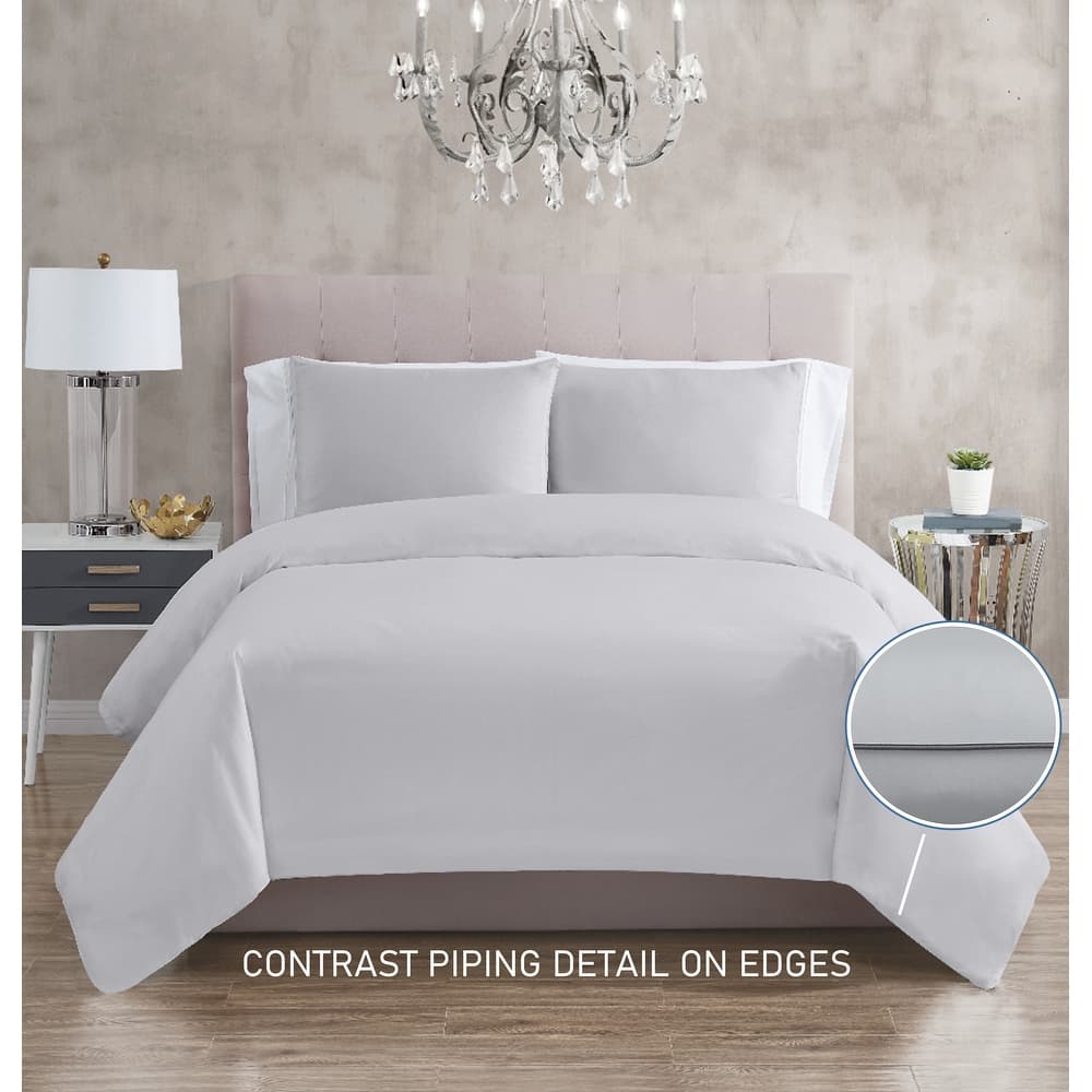 Christian Siriano NY® 300TC Cotton Sateen 3 Piece Duvet Cover Set