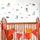 preview thumbnail 4 of 5, Walplus Animals up in Clouds Wall Sticker Children Nursery Decor Decal