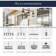 preview thumbnail 11 of 12, Aulia Modern Black Crystal 4-Light Drum Chandelier Lights for Dining Room - D15.5" x H10"