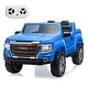 preview thumbnail 6 of 13, 24V 2 Seater Ride-On Truck Car, 7AH Authorized Universal Battery Powered Electric Car blue