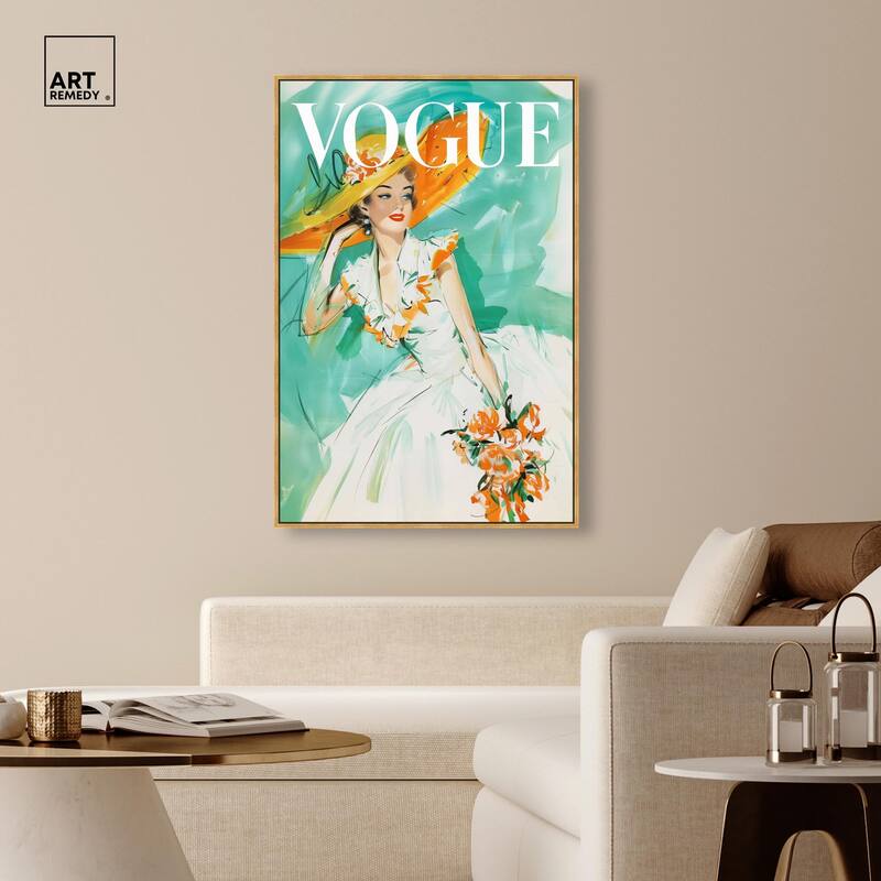In the Summer Breeze Cover Canvas by Art Remedy