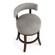 preview thumbnail 25 of 32, Furniture of America Fendeson Transitional Nailhead Swivel Barstool (Set of 2)