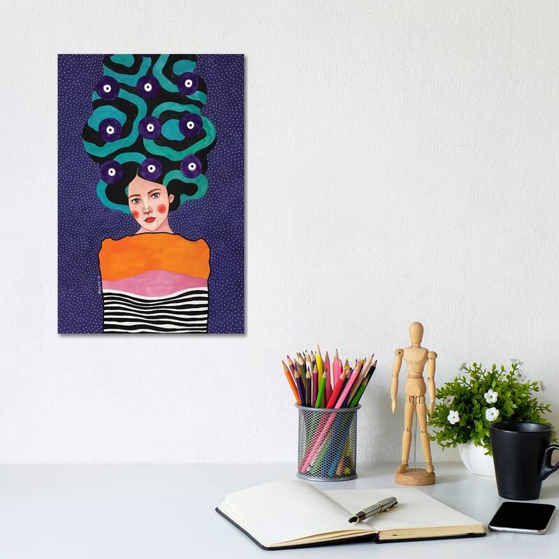 iCanvas "Beneath The Breaking Waves" by Hulya Ozdemir Canvas Print - 12x8x0.75