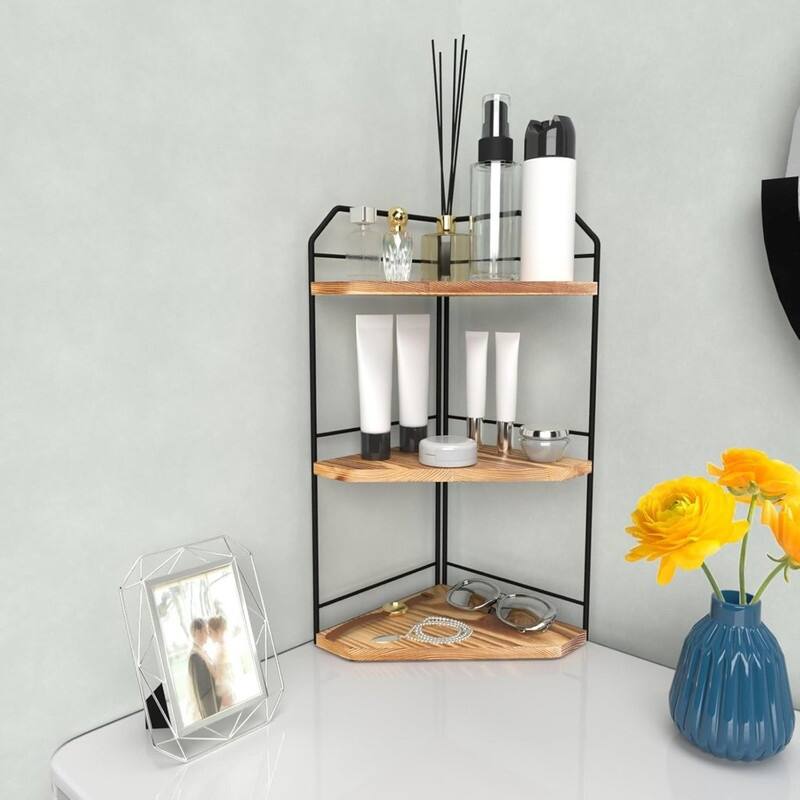 Corner Bathroom Counter Organizer