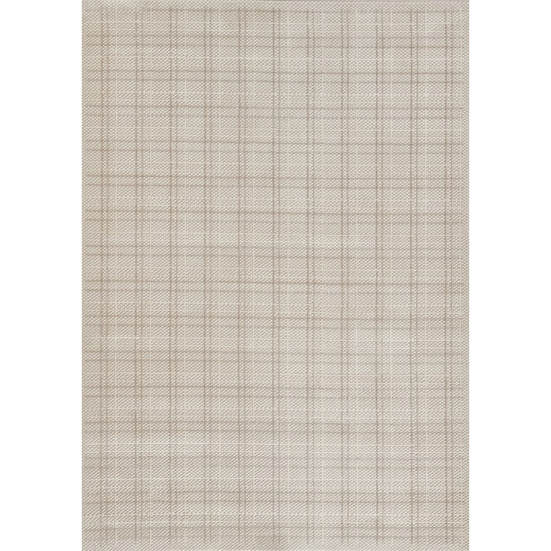 Momeni Talia Polyester Blend Geometric Area Rug - Beige - 5' 3" x 7' 6" - Runner/Rectangle