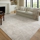 preview thumbnail 17 of 53, Alexander Home Monroe Geometric Moroccan Area Rug 2'-7" x 10' Runner - Ivory / Silver