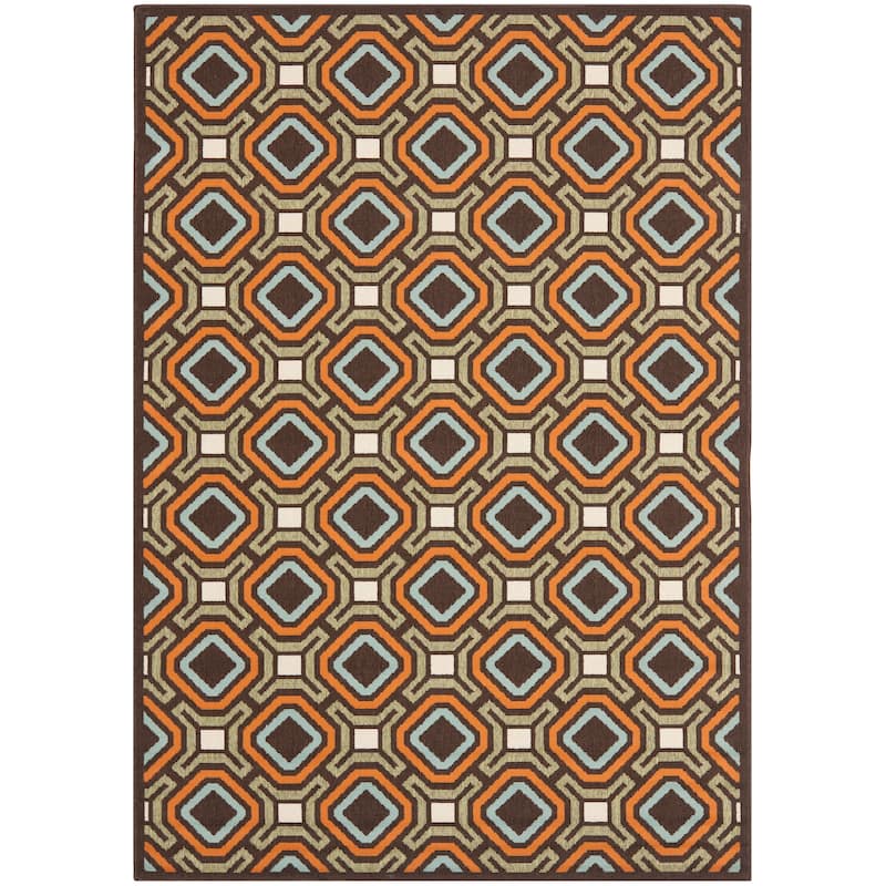 SAFAVIEH Veranda Marjetka Indoor/ Outdoor Waterproof Patio Backyard Rug