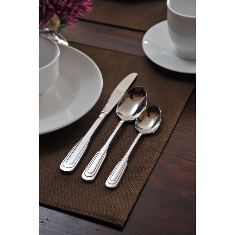 Oneida 18/10 Stainless Steel Cheviot Teaspoons (Set of 36)