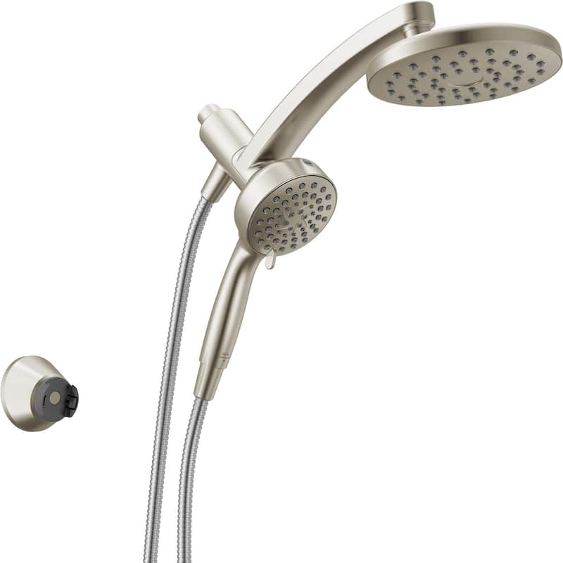 Delta 75649 PivotPro 1.75 GPM 3-in-1 Shower Head and 6 Setting Hand - Spot Shield Brushed Nickel