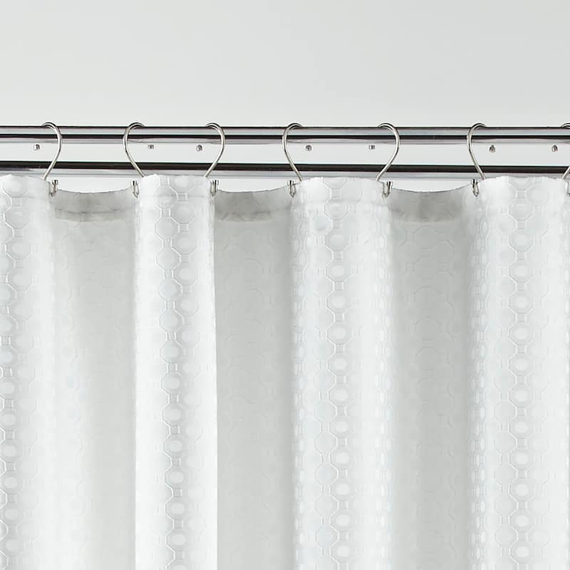 Radley Geometric Buttonhole Top Shower Curtain