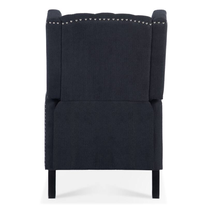 Christopher Knight Home Upholstered Wing Back Push Recliner Chair