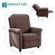preview thumbnail 13 of 19, Uper Soft And Modern Pushback Recliner