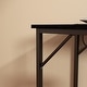 preview thumbnail 5 of 8, HOMCOM 70" Long Bar Table with Charging Station, Industrial Style Rectangular Bar Height Pub Table with Steel Frame.