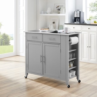 Simple Living Lima Kitchen Cart - Overstock - 27168363
