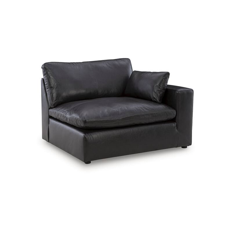 Signature Design by Ashley Emilia Black 4-Piece Sectional - 130" W x 90" D x 36" H