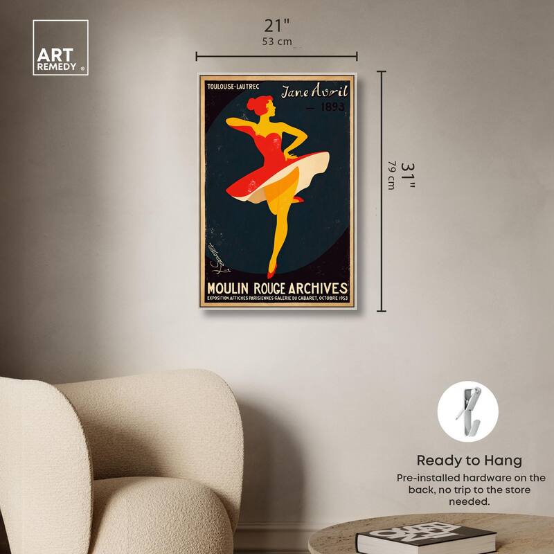 Moulin Rouge Canvas by Art Remedy