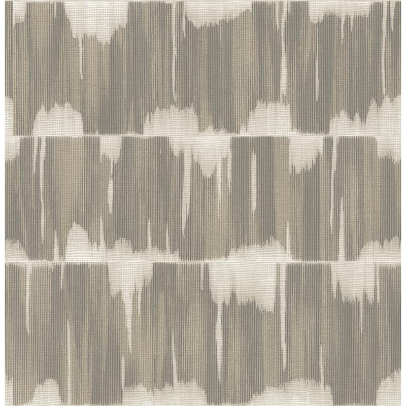 A-Street Prints Serendipity Taupe Shibori Wallpaper
