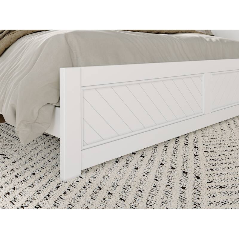 Canyon Foundation Bed Frame with Matching Footboard