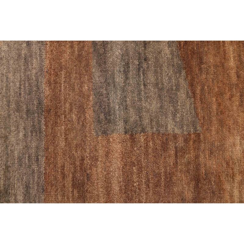 ECARPETGALLERY Hand-knotted Peshawar Ziegler Brown Wool Rug - 4'11 x 6'10